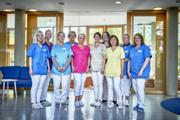 Krankenschwestern Teamfoto